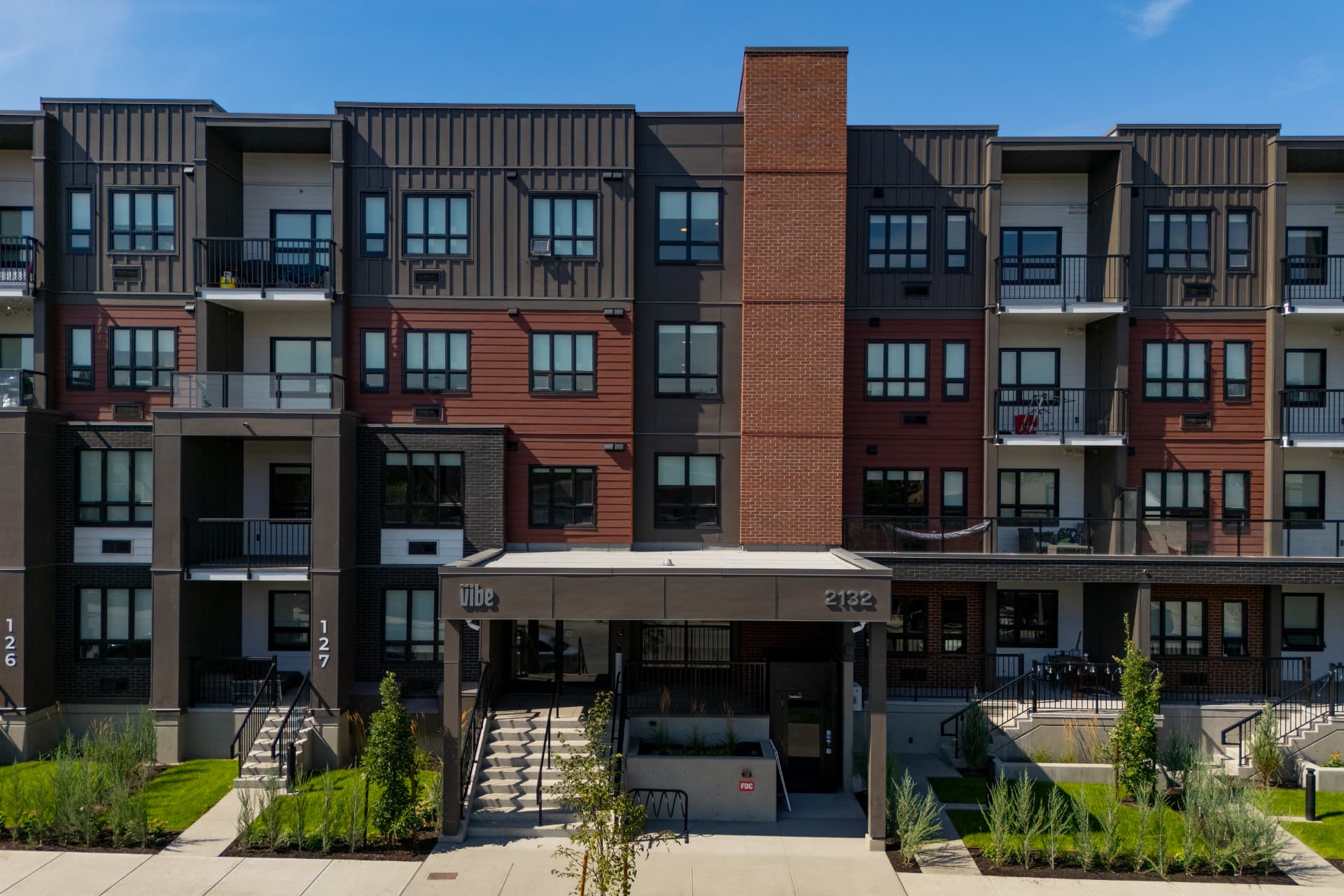 The Vibe — 3 Buildings — Multi-Residential Development window covering project in Kelowna, British Columbia